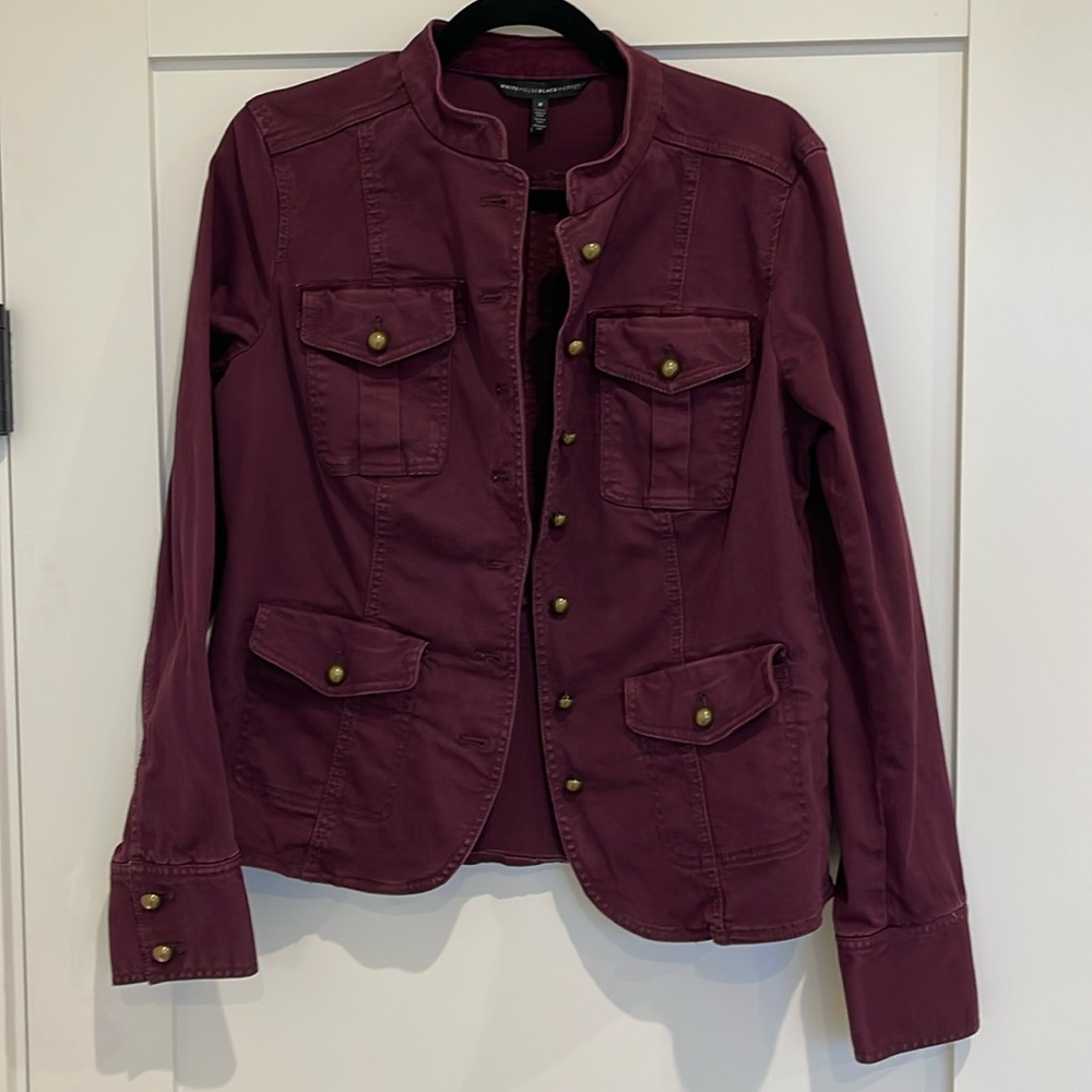White House Black Market jacket with copper buttons